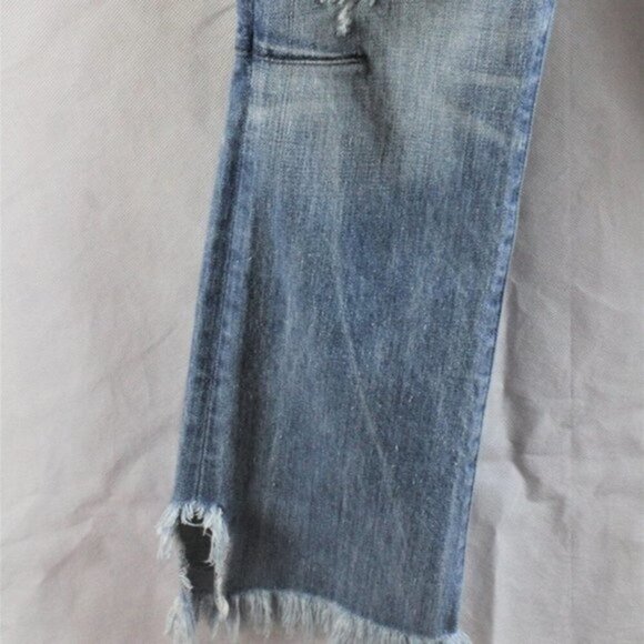 Tortoise Denim Bellatula Crop Eco Friendly Wiser Wash Jeans - Picture 8 of 11